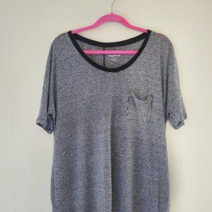 Black and White Striped Shirt